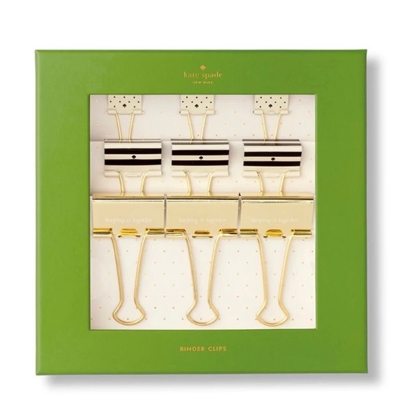 Kate Spade binder clip set - Picture 9 of 9